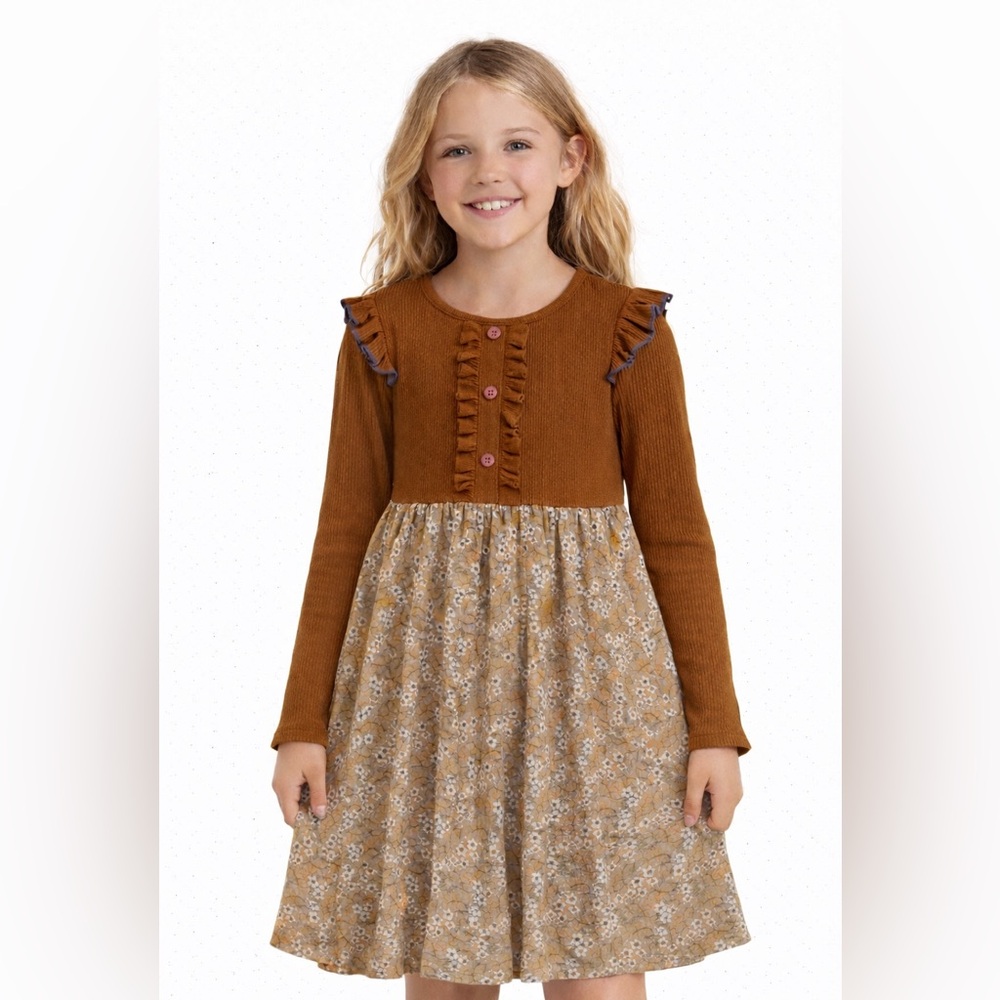 NWT Matilda Jane - Clio - Knit Ditsy Floral Dress - Size 10.